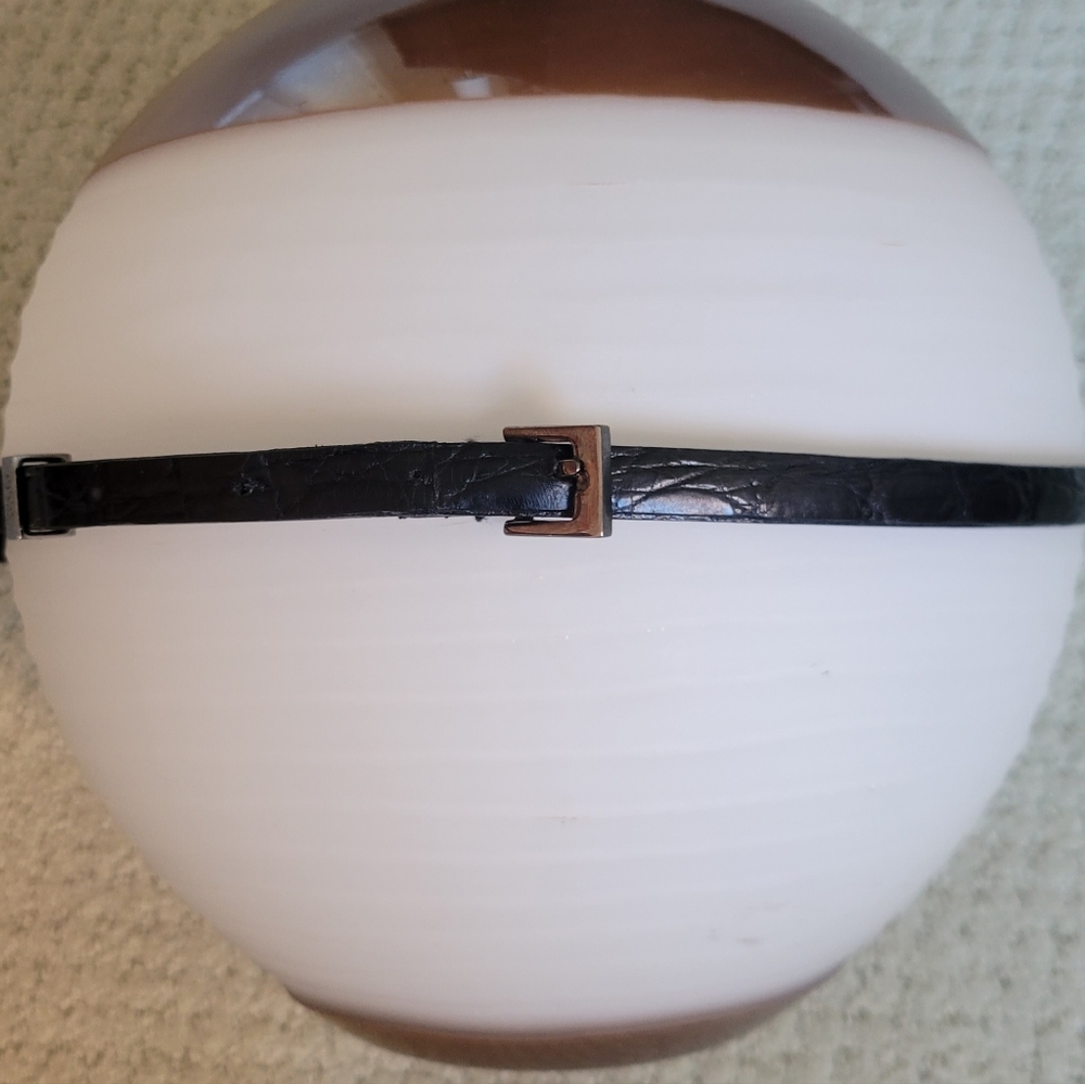 Vintage GUCCI thin leather belt